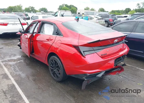 2021 Hyundai Elantra Limited из США, поврежденный, VIN 5NPLP4AG1MH013053